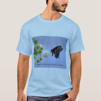 Black Swallowtail on Buttonbush - HNWR Tee