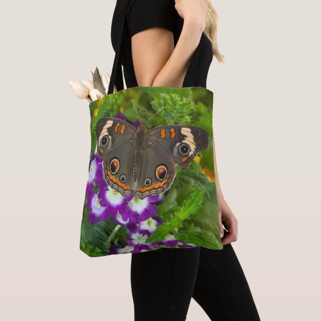 Black Swallowtail Tote Bag (Close Up)
