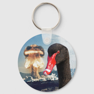 Black Swan Disaster Keychain