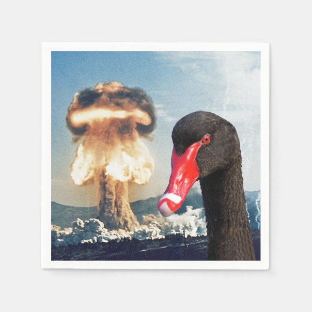 Black Swan Disaster Napkin (Front)