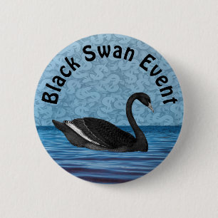 Black Swan Event 2 Inch Round Button