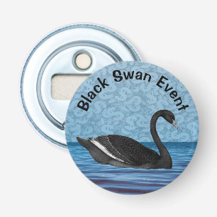 Black Swan Event Bottle Opener