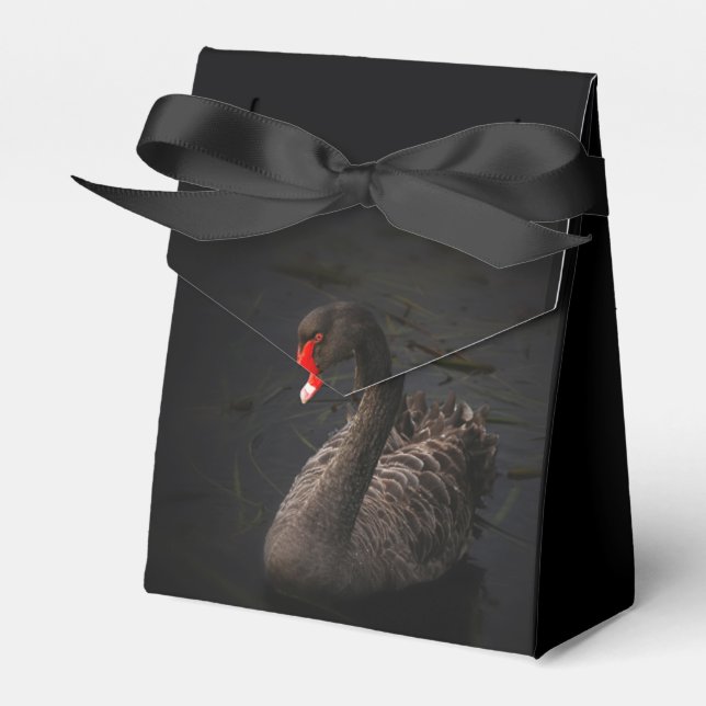 Black Swan Favor Box (Front Side)