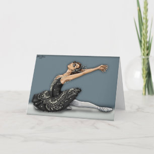 Black Swan Greeting Card