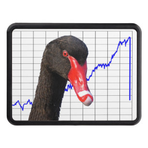 Black Swan Market Crash Trailer Hitch Cover