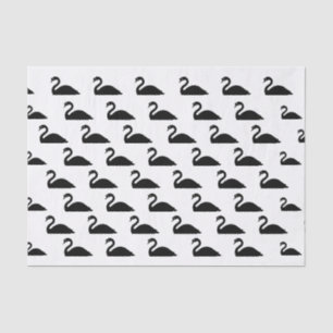 Black Swan Silhouette   Tissue Paper