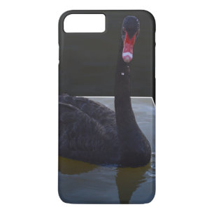 Black Swan Swimming In Dimensional Pond, Case-Mate iPhone Case