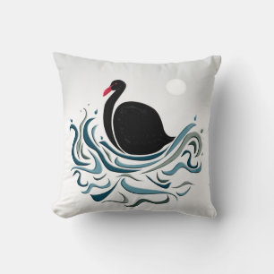 Black Swan Throw Pillow