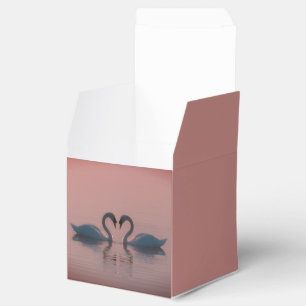 Black Swans Must Be Love Pink Sky Favor Box