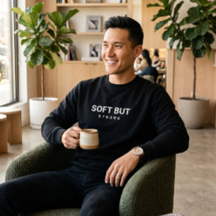 Black Sweatshirt Aesthetic White Typography