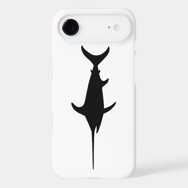 Black Swordfish Case-Mate iPhone Case (Back)