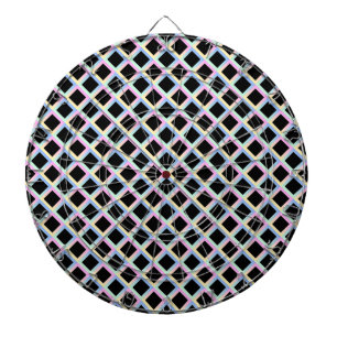 Black Symmetric Diamonds with Gradient Frames Dartboard