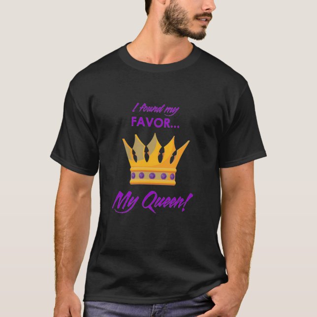 Black T-shirt (Husband) - My Favour (Front)