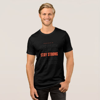 Black T-shirt Tri-Blend Shirt