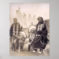 Black Tail Deer, Sioux Chief, 1904, Vintage