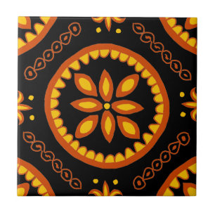 Black Talavera Tile
