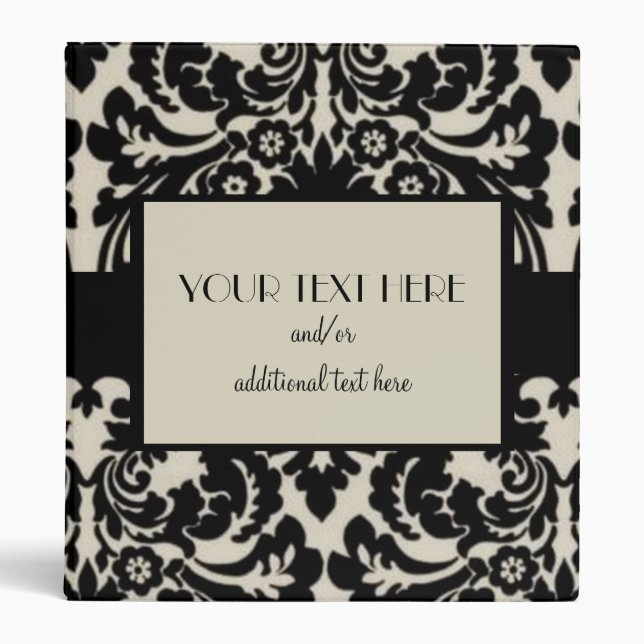 Black & Tan Binder (Front)