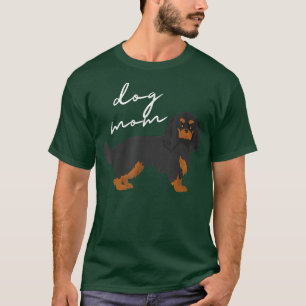 Black & Tan Cavalier King Charles Spaniel Dog Mom  T-Shirt
