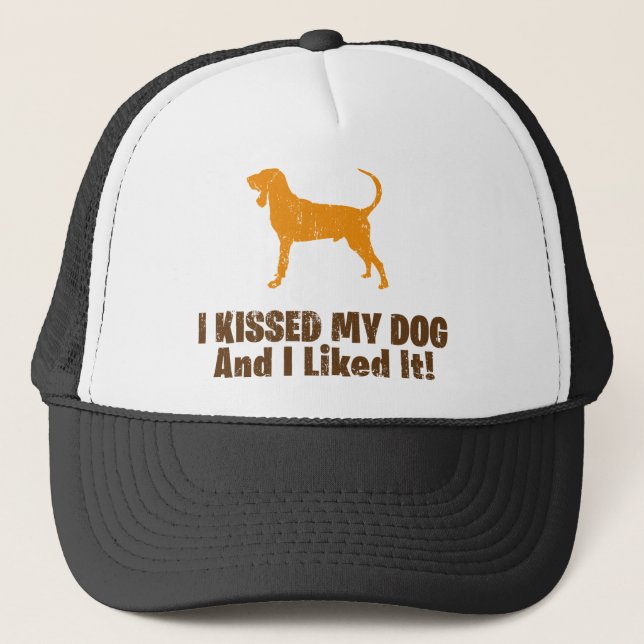 Black & Tan Coonhound Trucker Hat (Front)