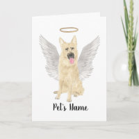 Black & Tan German Shepherd Sympathy Memorial