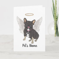 Black & Tan Tricolor Frenchie Sympathy Memorial