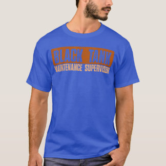 Black Tank Maintenance Supervisor Funny Fathers Da