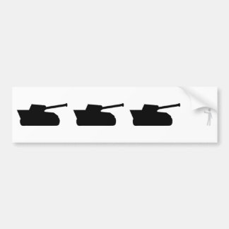 black tanks icon bumper sticker