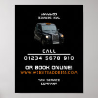 Black Taxi Cab Advertising
