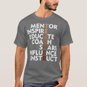 Black Teacher Inspiration Melanin African American T-Shirt