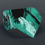 Black Teal Camouflage Neck Tie<br><div class="desc">Men's tie features a modern camouflage pattern in teal,  aqua and black. MORE designs in store. Cool for the office,  a night on the town,  a wedding,  for the groom or groomsmen or give as a gift to your husband,  dad,  brother or best friend. Make a statement!</div>