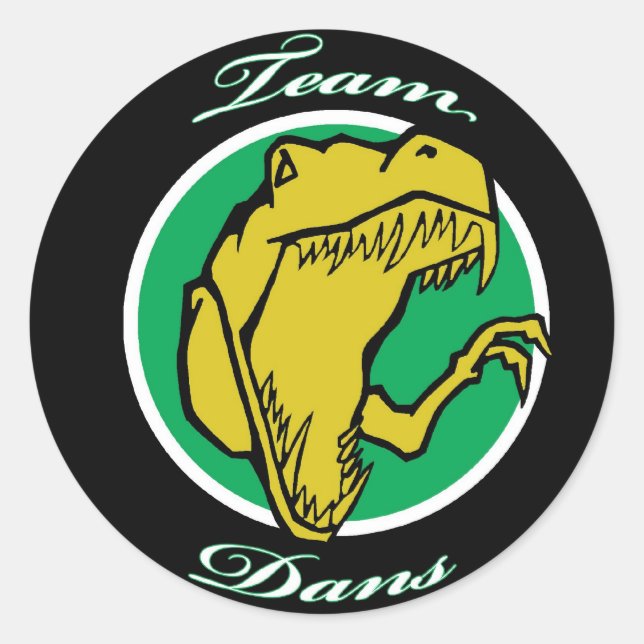 Black team dans autocollant (Devant)