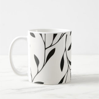Black template coffee mug design