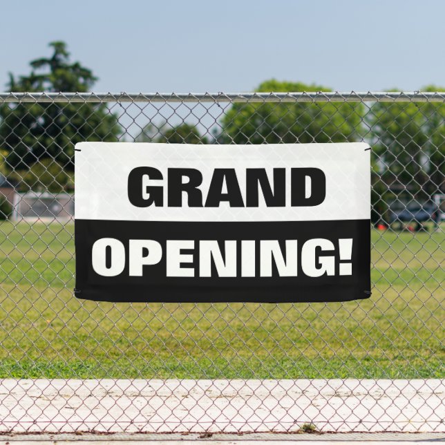 Black template grand opening business banner (Insitu)