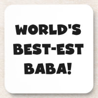 Black Text Best-est Baba T-shirts and Gifts
