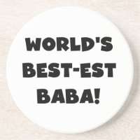 Black Text Best-est Baba T-shirts and Gifts