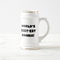 Black Text Best-est Nonna T-shirts and Gifts