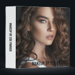 Black Text Makeup Artist Portfolio Photo Binder<br><div class="desc">Simple portfolio binder to which you can add a photo,  and the name of your business or purpose of the binder in a clean black font.</div>