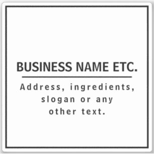 Black Text on White