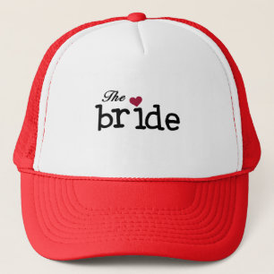 Black Text The Bride Tshirts and Gifts Trucker Hat