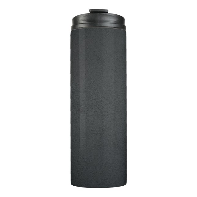 Black textile in close up photography thermal tumbler (Front)