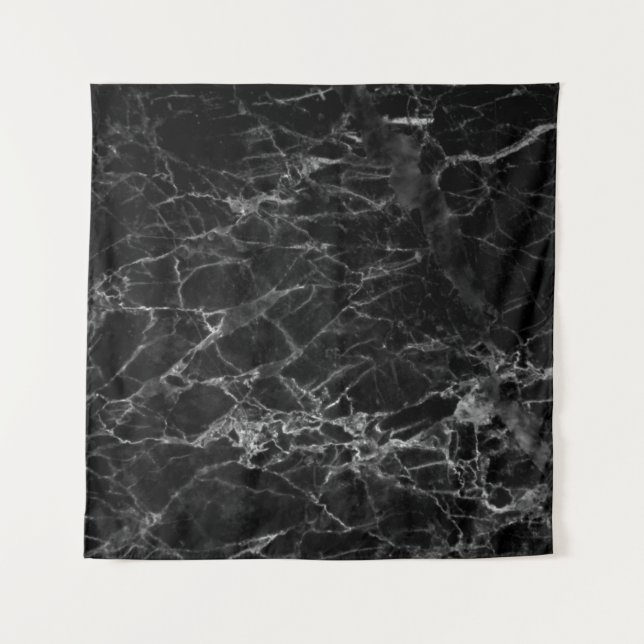 Black texture background stone tapestry (Front)