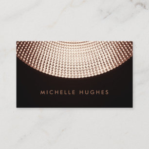 Black Textured Modern Interior Decorator Style Business Card