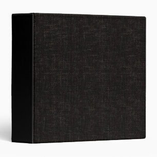 Black textured solid colour binder