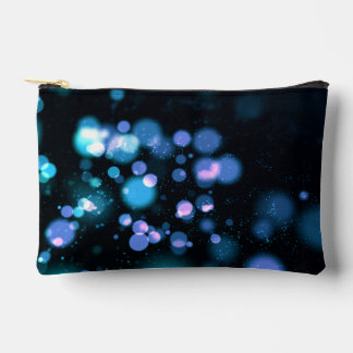 Black & Tha Smoke Modern Abstract  Accessory Pouch