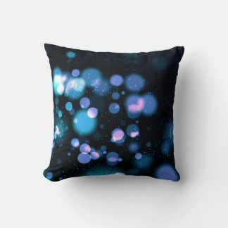 Black & Tha Smoke Modern Abstract  Throw Pillow