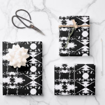 Black Thumbprint Cookie Tree Bark Patterned