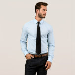 Black Tie<br><div class="desc">An elegant plain black formal neck tie.</div>
