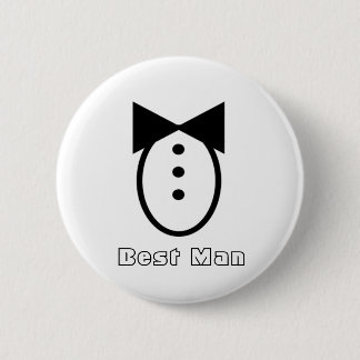 black tie 2 inch round button