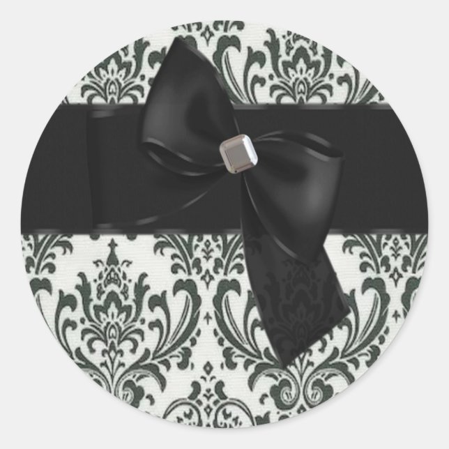 Black Tie Affair Seal/Sticker Classic Round Sticker (Front)