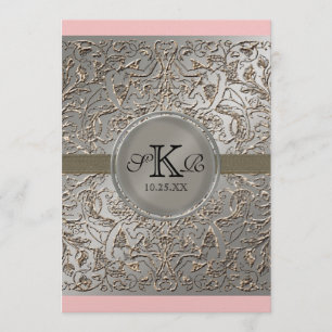 Black Tie Elegance, Silver Wedding Dinner Menu